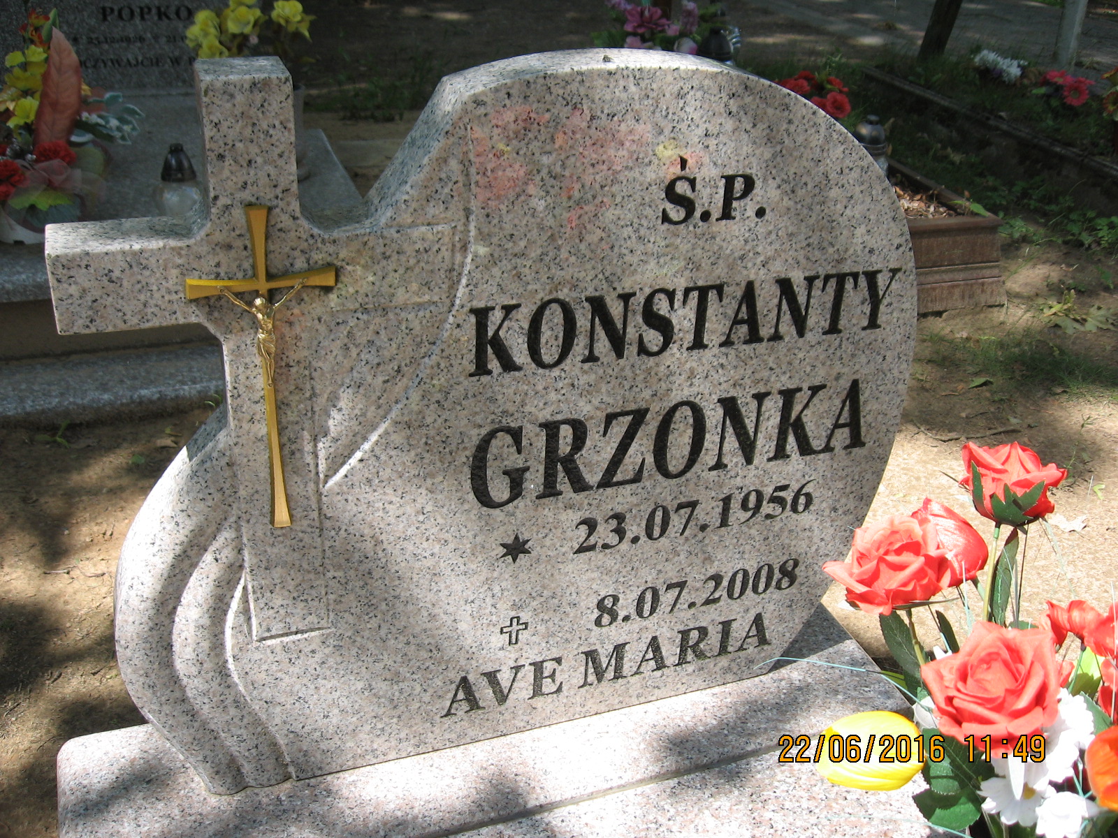 Grób Konstanty Grzonka